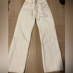urban outfitters white cowboy jeans size 27